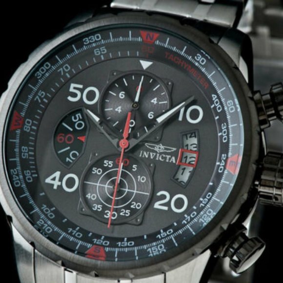 Invicta Gunmetal Steel 48mm Men\'s Watch